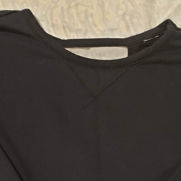 Nike Leggings M w/Oversized Sweatshirt open/ cross back in size M - Picture 2 of 10